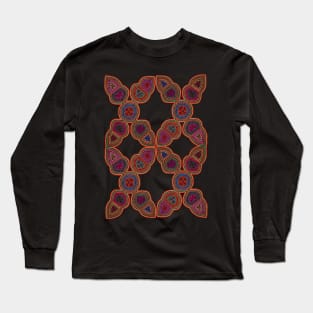 Kuna Mola Pattern Long Sleeve T-Shirt